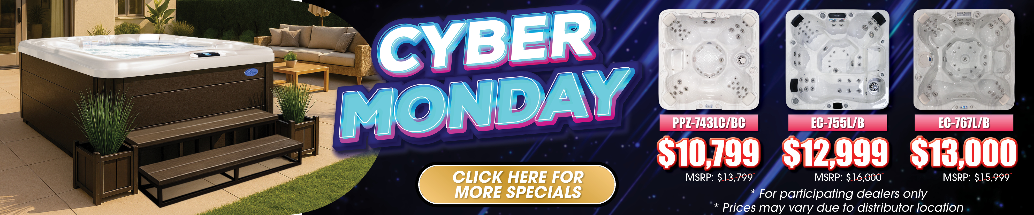 Calspas hot tub being used in a family setting - Gilroy